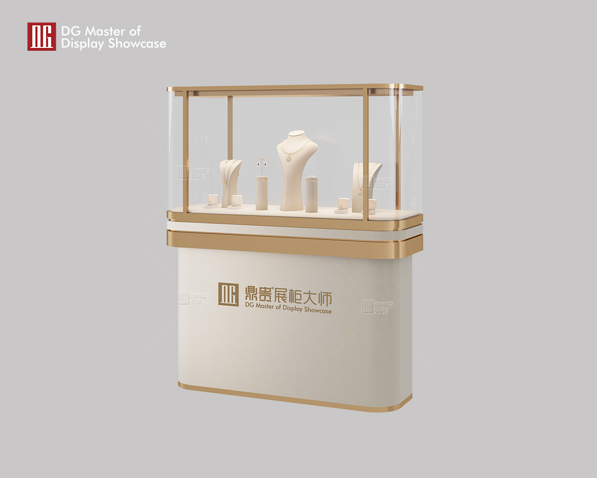 DG Custom Luxury Intelligent Spacious upright Jewelry Display Showcase 7