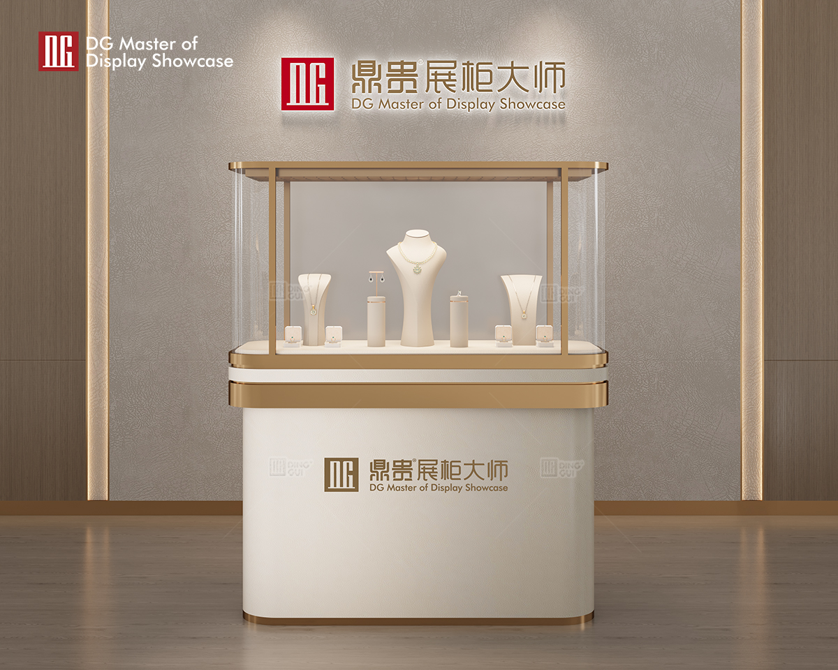 DG Custom Luxury Intelligent Spacious upright Jewelry Display Showcase 10