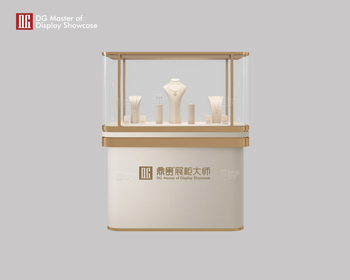 DG Custom Luxury Intelligent Spacious upright Jewelry Display Showcase 6