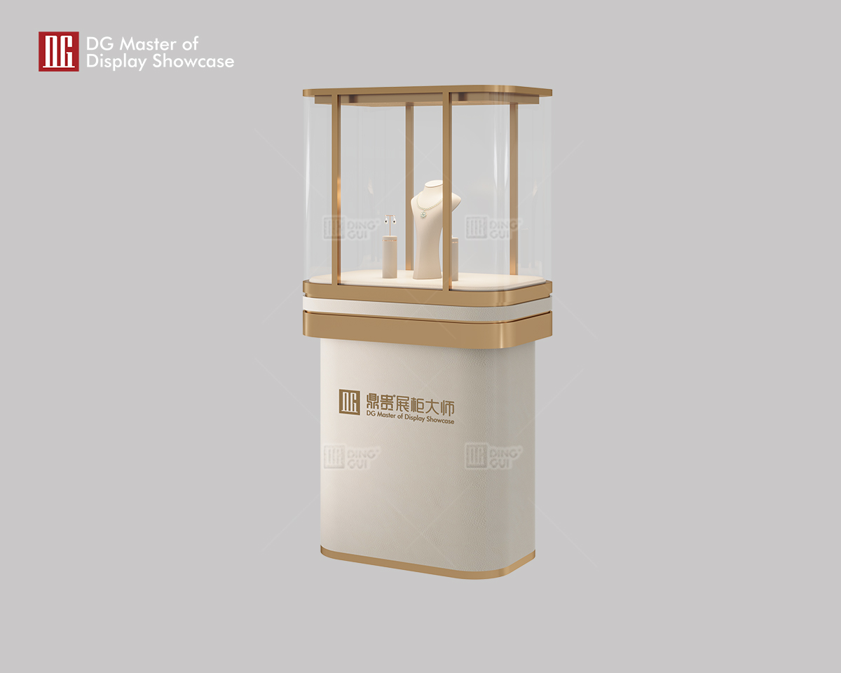 DG's nye eksklusive, opretstående smykkeudstillingsmontre 8