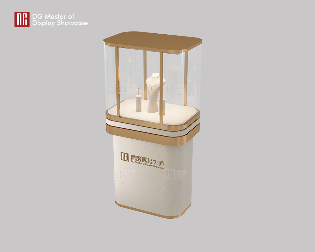 DG's nye eksklusive, opretstående smykkeudstillingsmontre 9