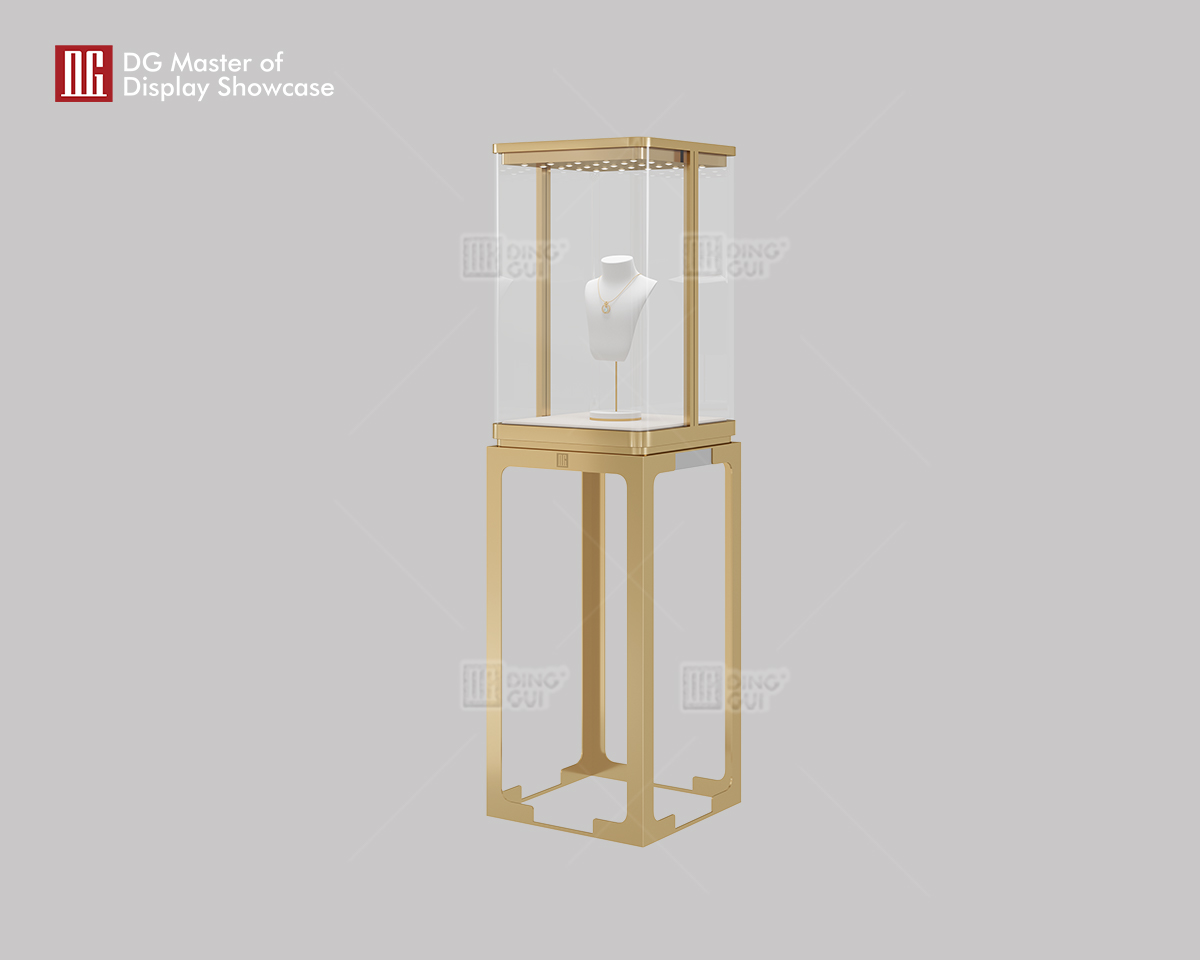 DG new fashion high-end luxury upright jewelry display showcase 8