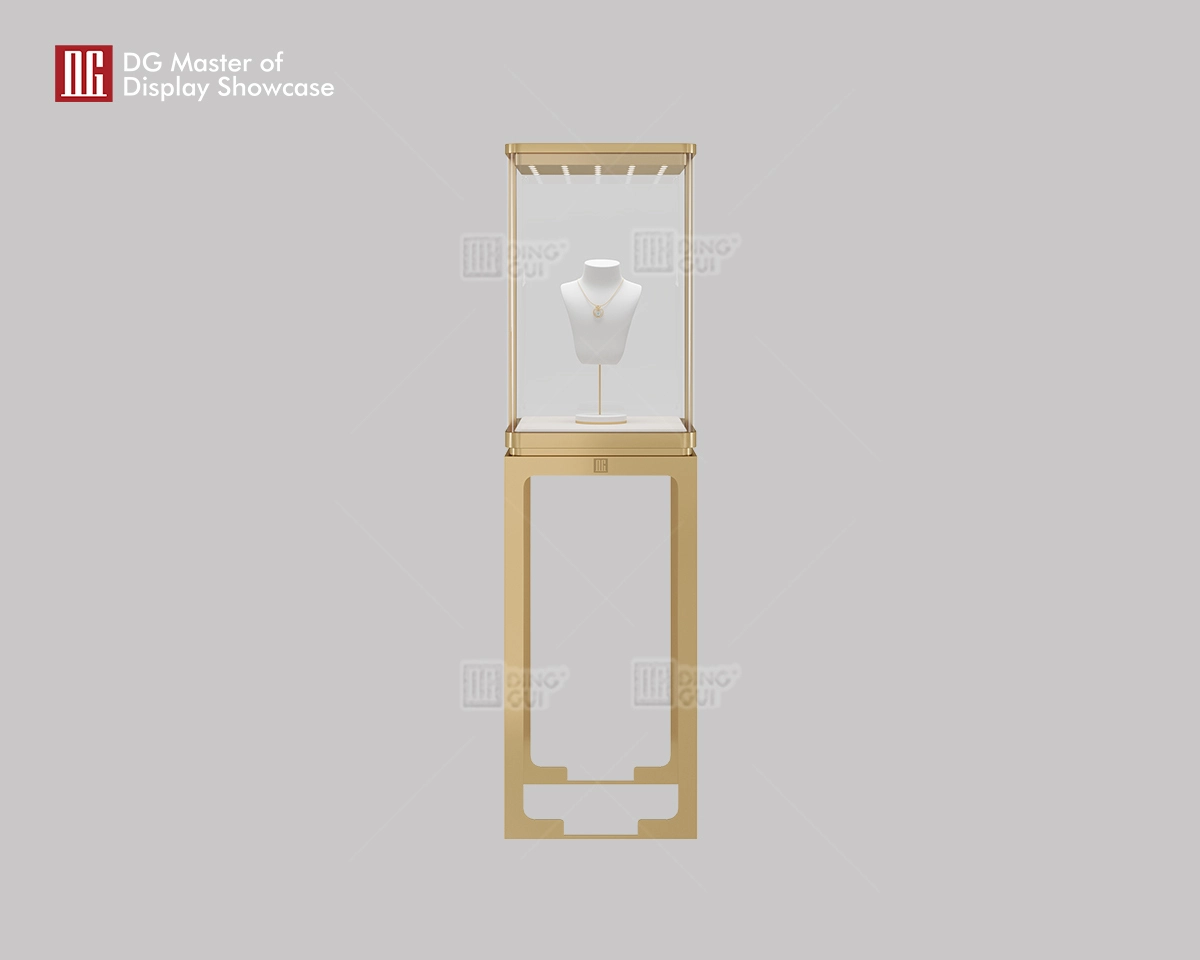 DG new fashion high-end luxury upright jewelry display showcase 1