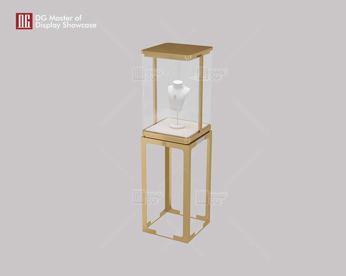 DG new fashion high-end luxury upright jewelry display showcase 9