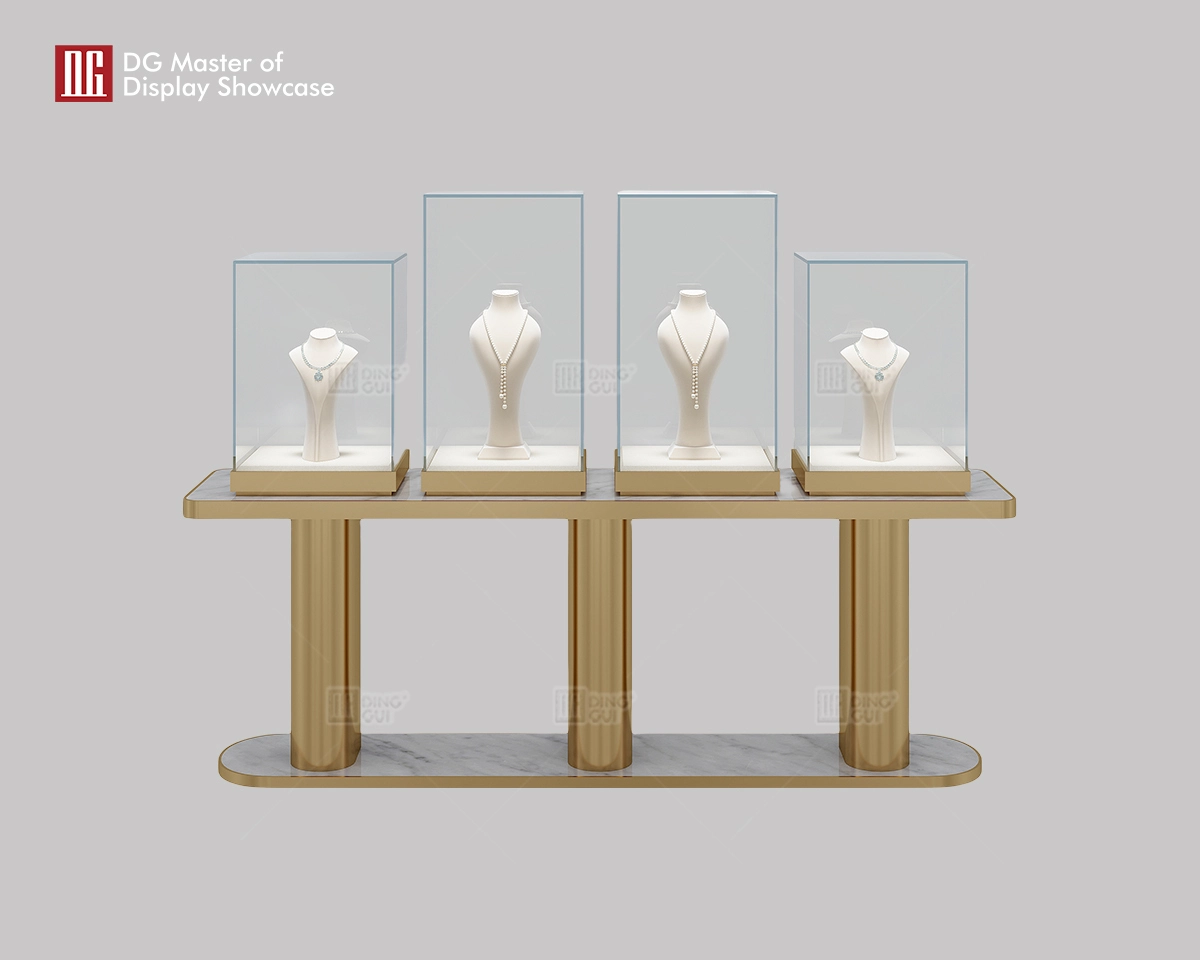 DG Display Showcase Granditer Insulam Vitrinae Gemmarum et Vitrinae Aperit 1