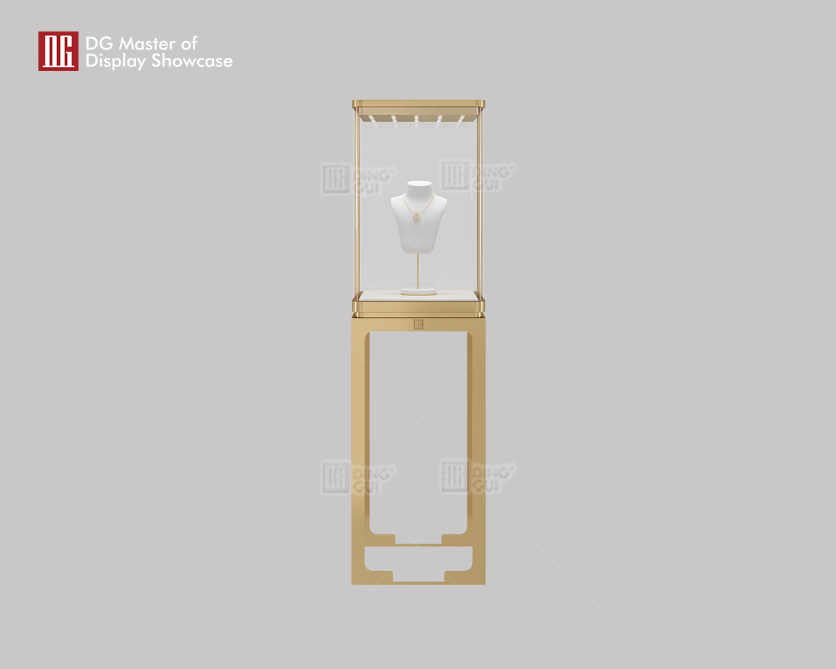 DG new fashion high-end luxury upright jewelry display showcase 6