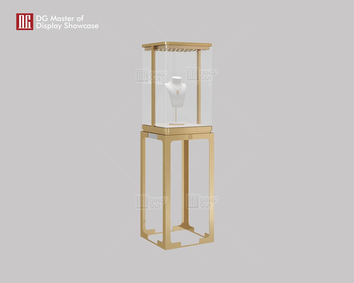 DG new fashion high-end luxury upright jewelry display showcase 7