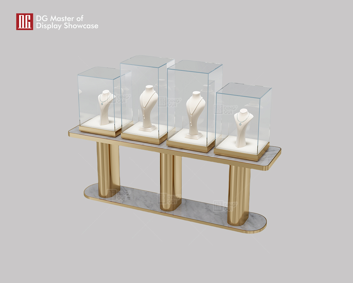 DG Display Showcase Granditer Insulam Vitrinae Gemmarum et Vitrinae Aperit 9