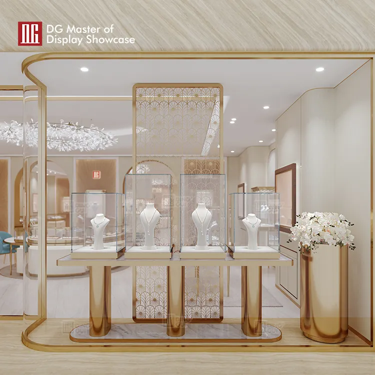 Luxury Jewelry Display Cabinet: Glass Front Showcase 5