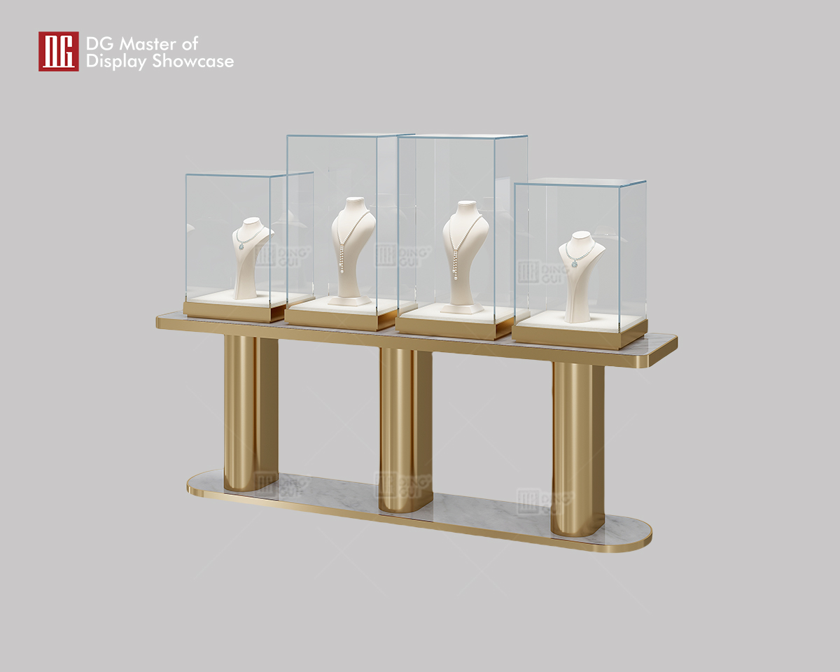 DG Display Showcase Granditer Insulam Vitrinae Gemmarum et Vitrinae Aperit 8