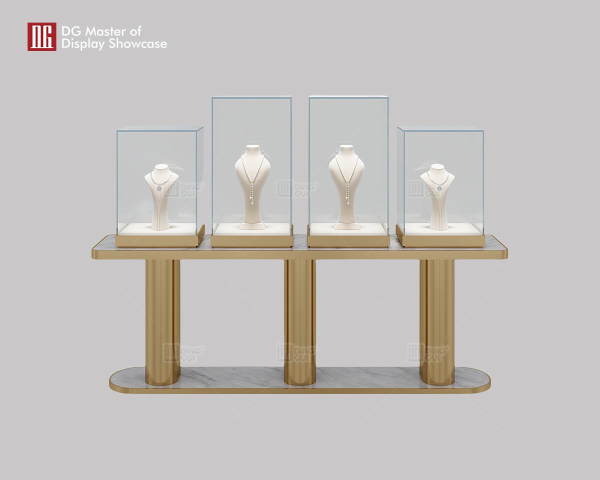 DG Display Showcase Granditer Insulam Vitrinae Gemmarum et Vitrinae Aperit 6