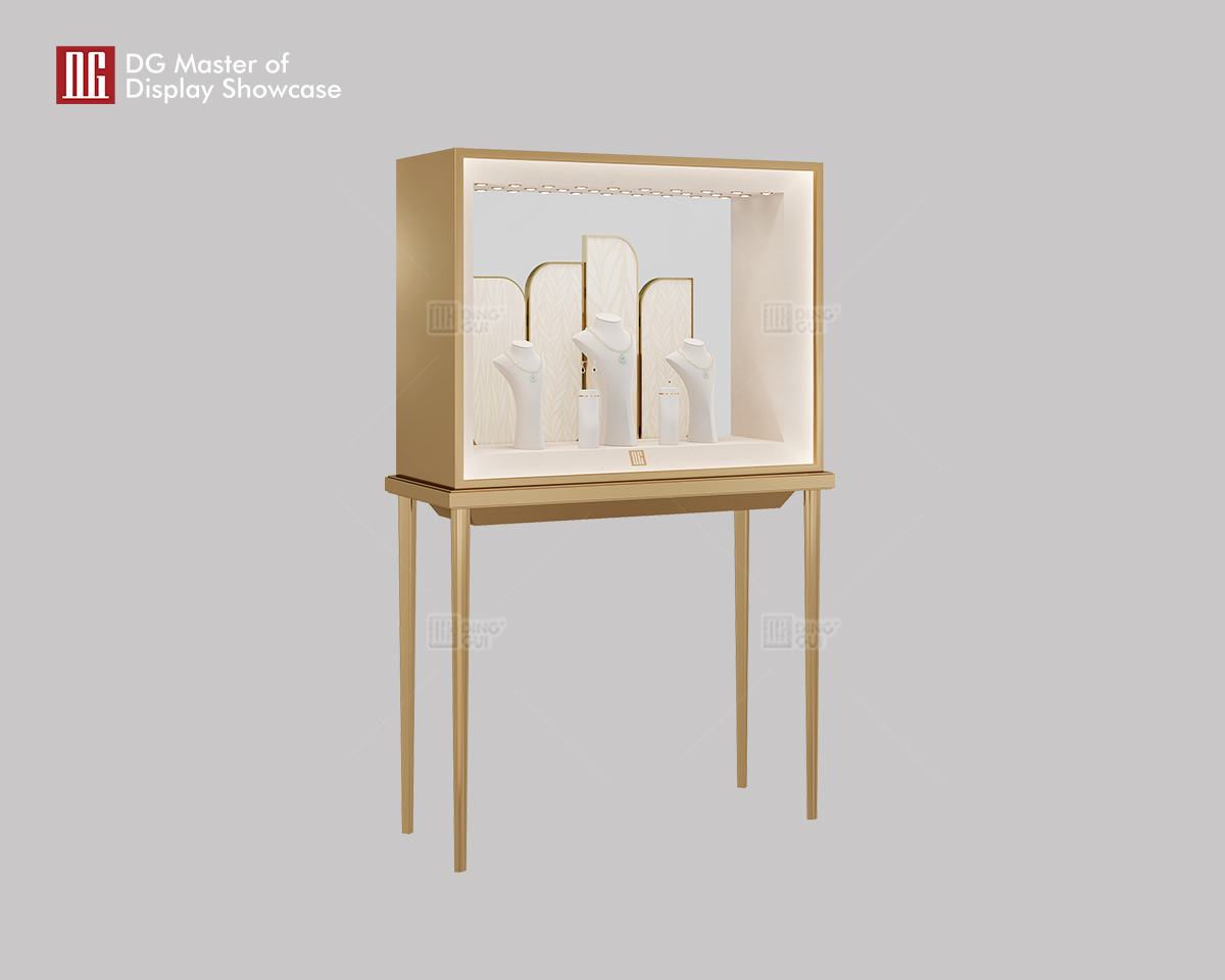 DG luksus opretstående vindues smykkeur display showcase 7