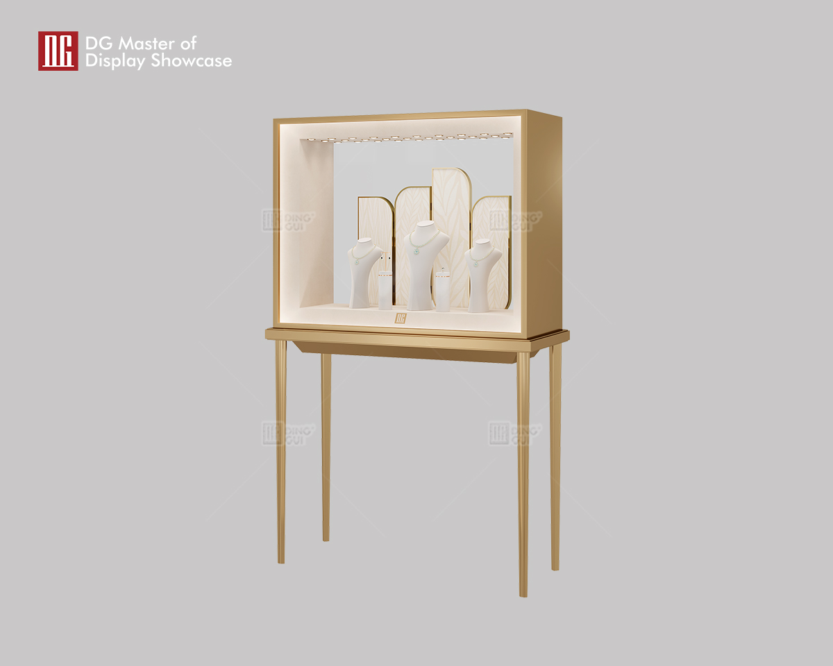 DG luksus opretstående vindues smykkeur display showcase 8