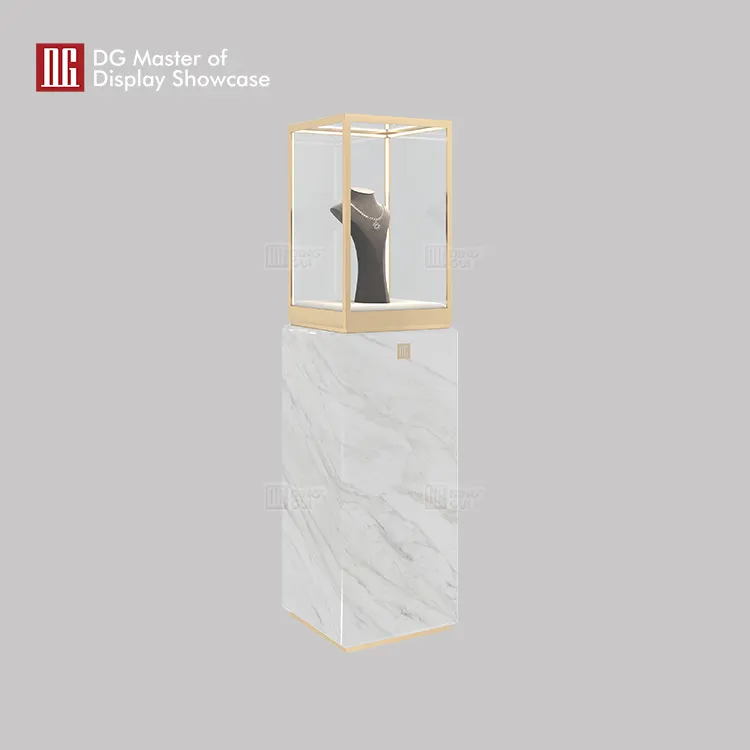 DG Display Showcase | Professional upright glass display cabinet wholesale 3