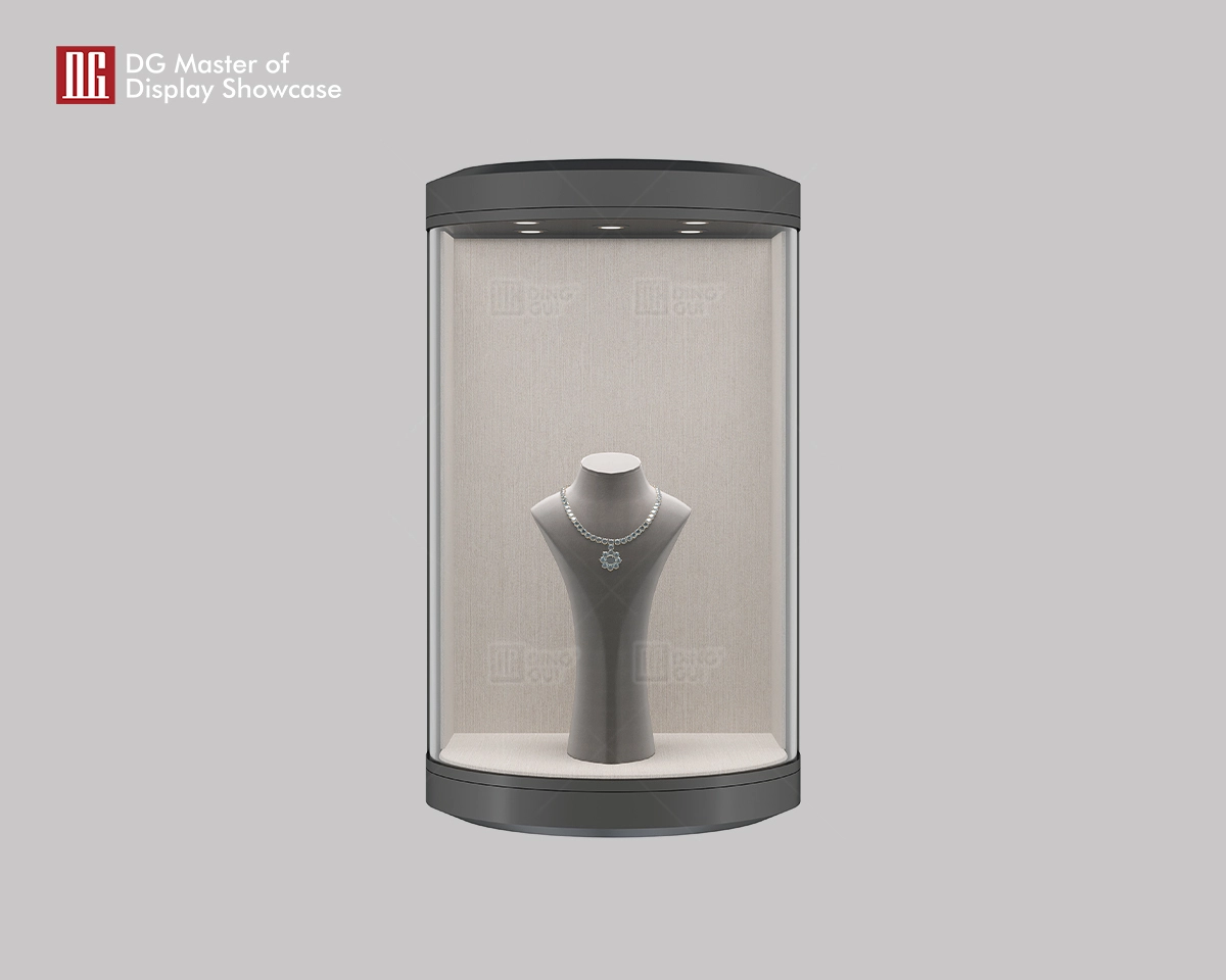 DG Luxurious High-End Curved Jewelry Hanging Showcase 1