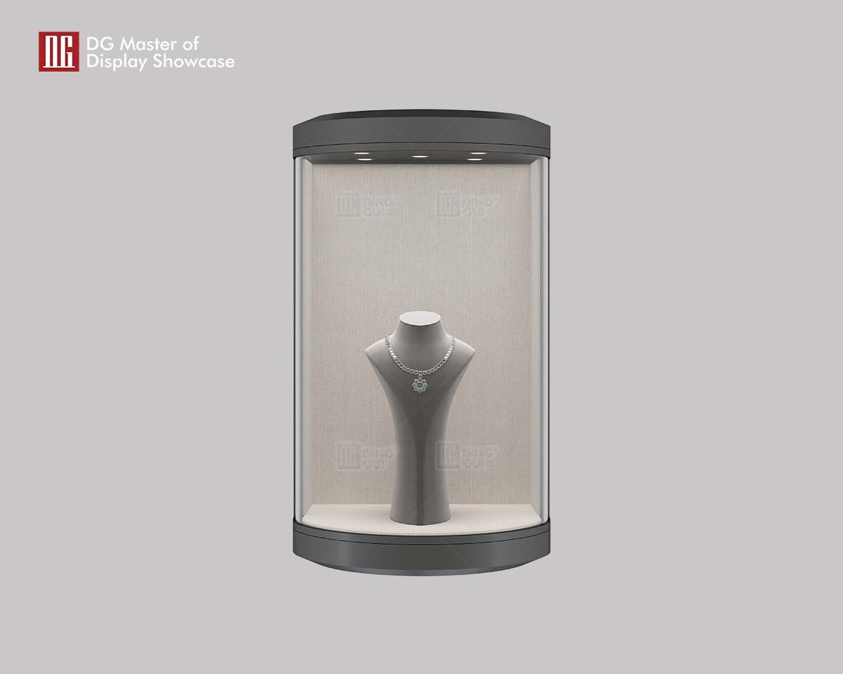 DG Luxurious High-End Curved Jewelry Hanging Showcase 6