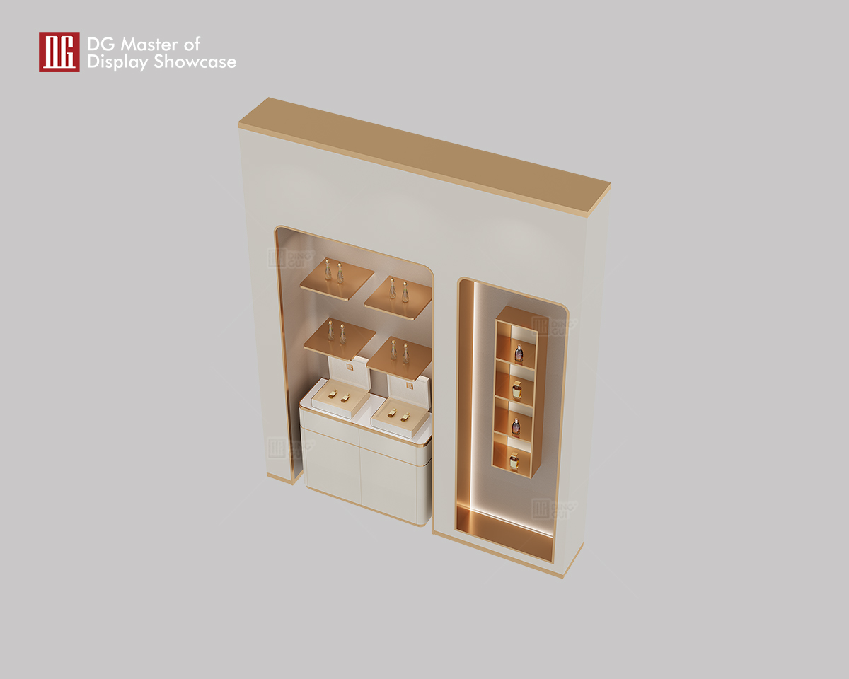 DG Display Showcase Exquisite Minimalist Perfume Wall Cabinet 9