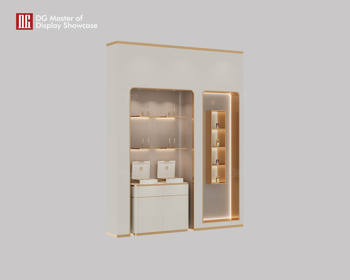 DG Display Showcase Exquisite Minimalist Perfume Wall Cabinet 7