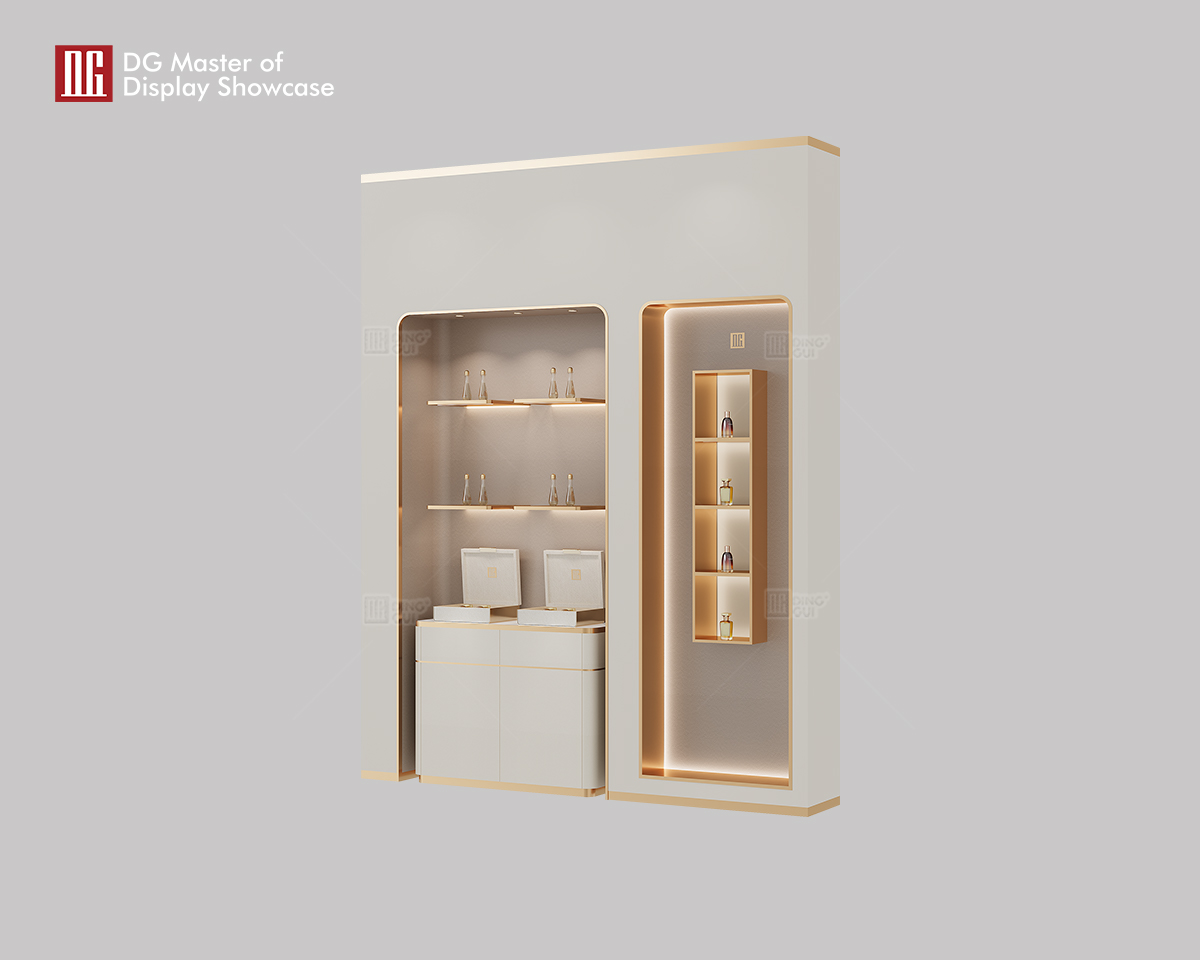 DG Display Showcase Exquisite Minimalist Perfume Wall Cabinet 8