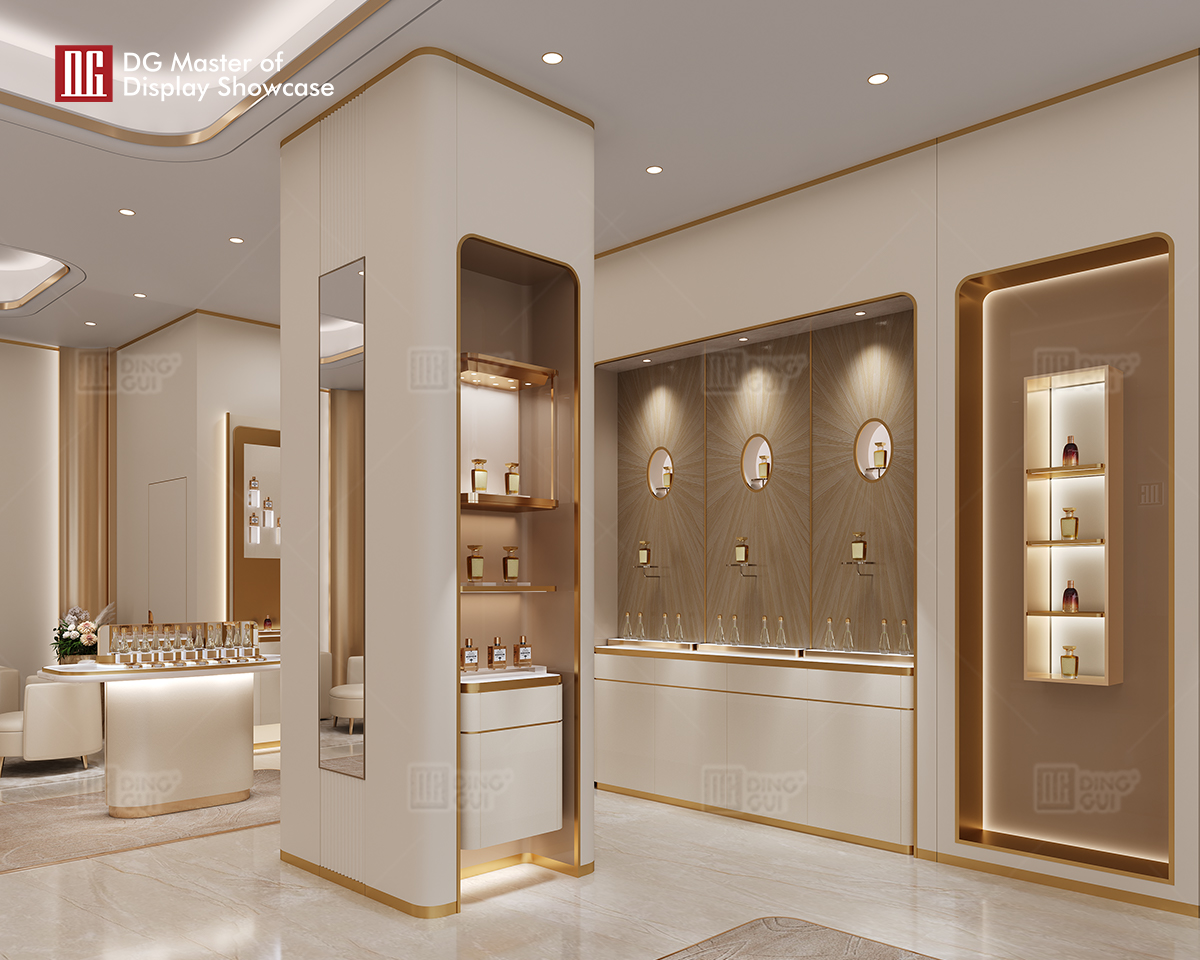 DG Perfume Showcase: Dual-Sided Functionality & Elegant Design 10