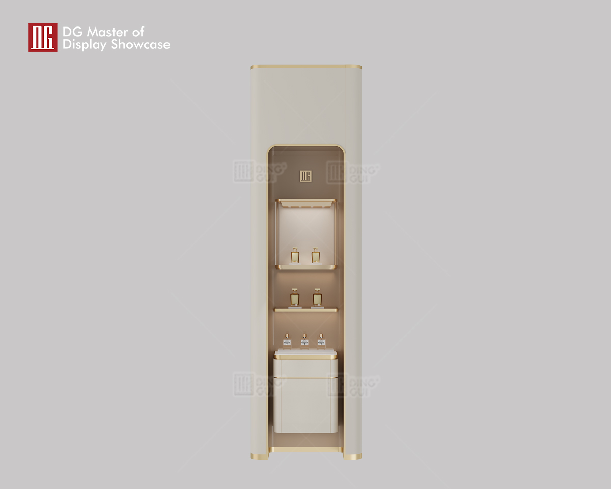 DG Perfume Showcase: Dual-Sided Functionality & Elegant Design 9