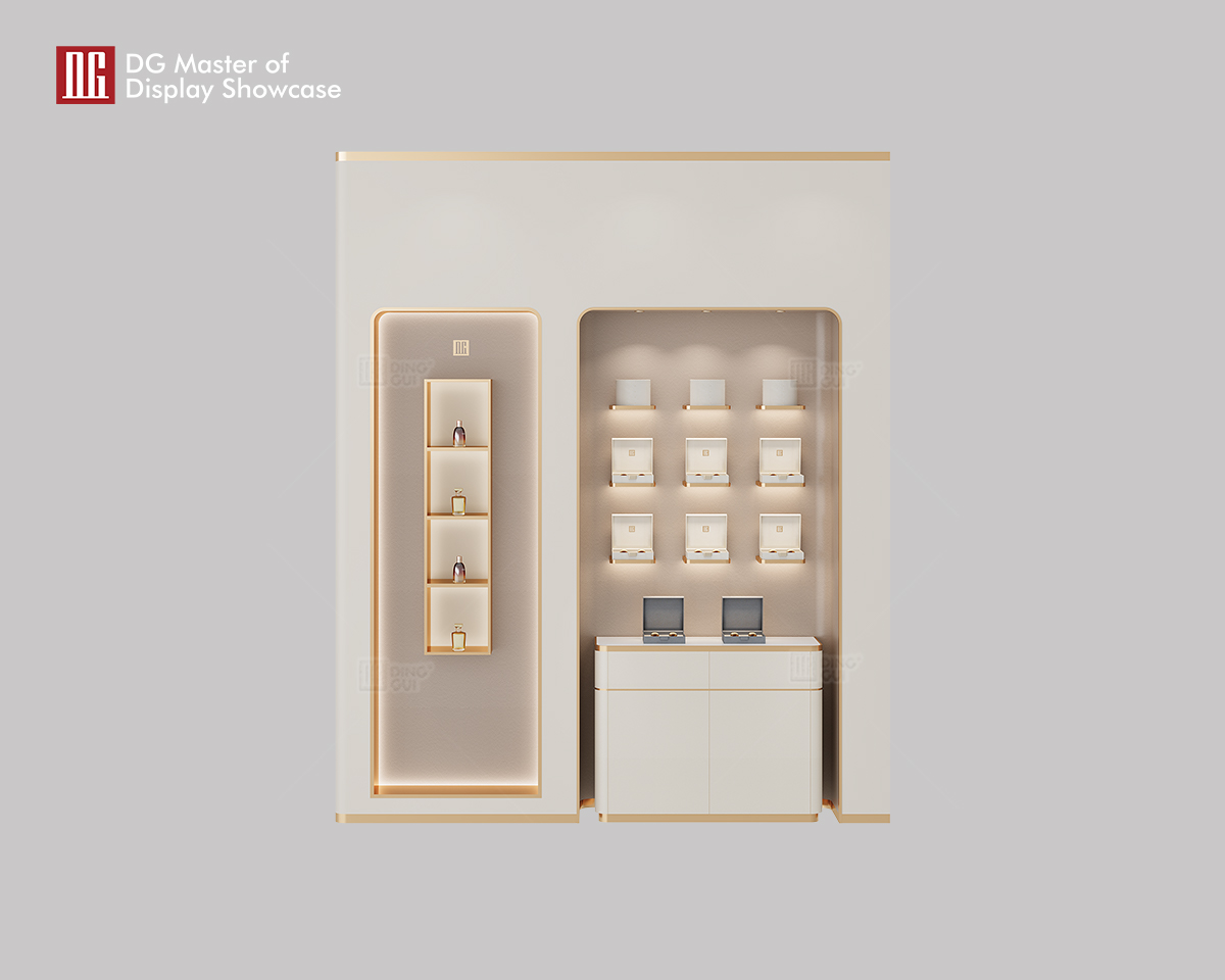 DG Display Showcase Elegant & High-End Multifunctional Perfume Wall Cabinet 6