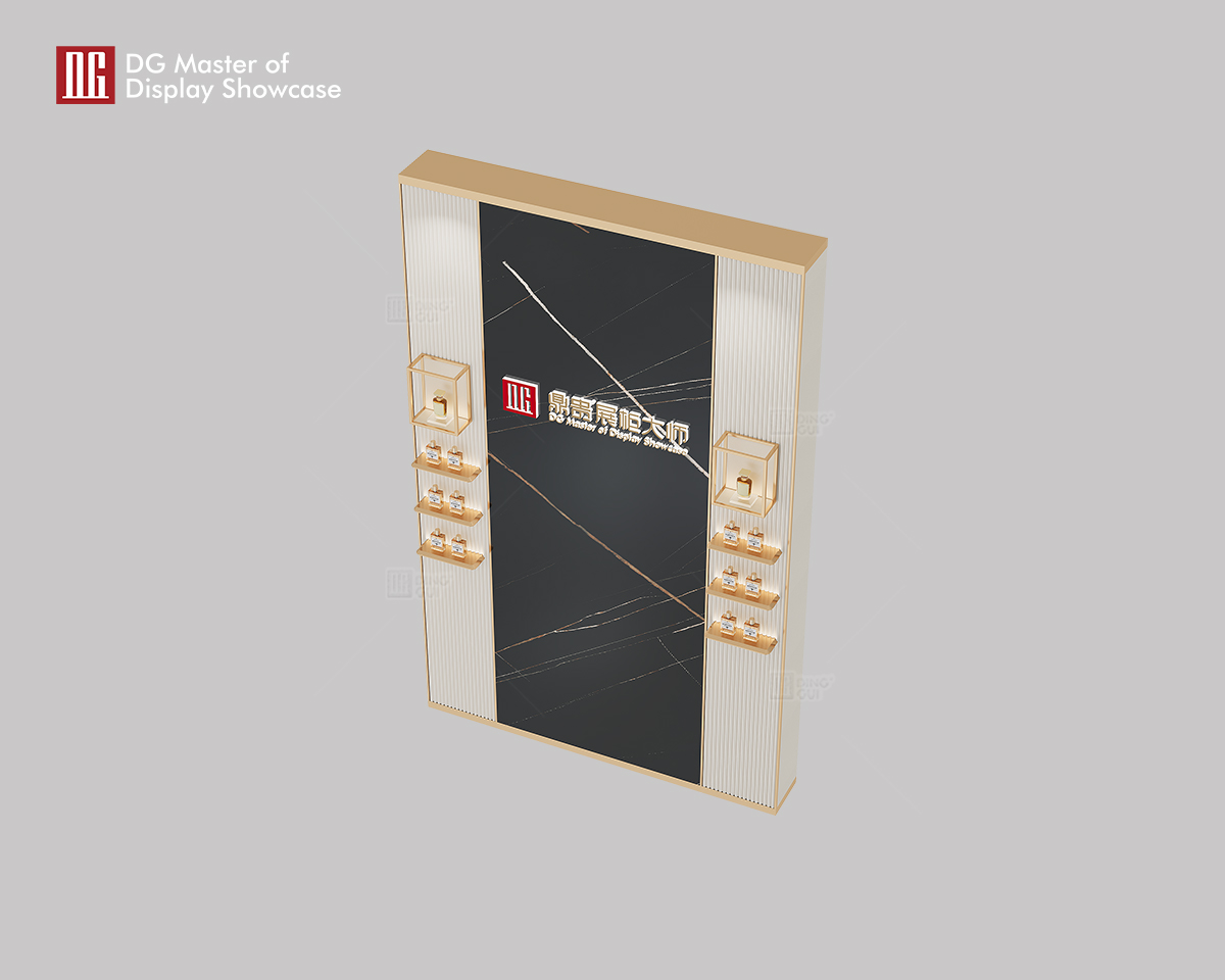 DG High-end Custom Marble Image Wall Perfume Wall Cabinet 9