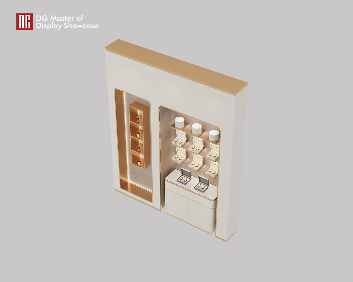 DG Display Showcase Elegant & High-End Multifunctional Perfume Wall Cabinet 9