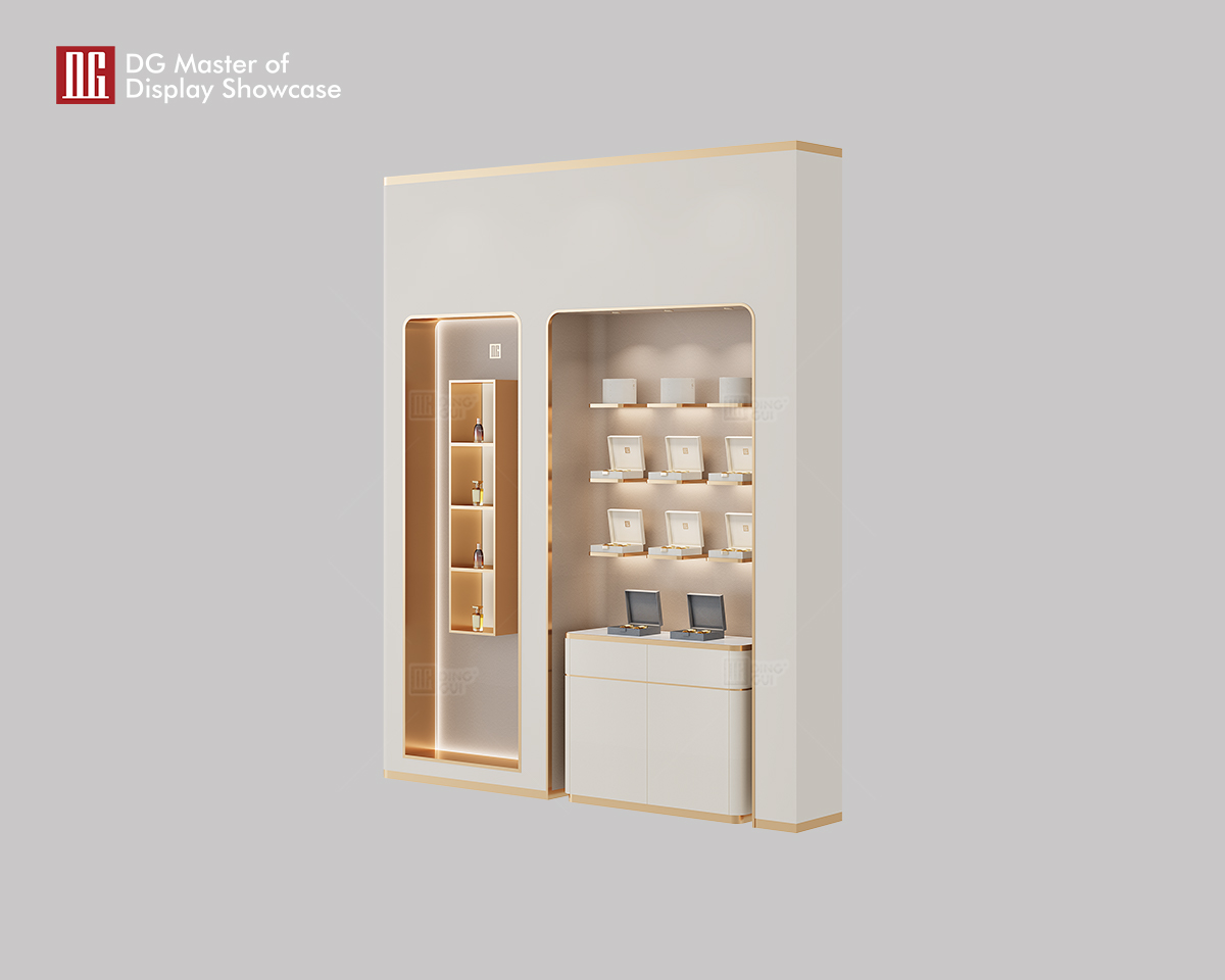 DG Display Showcase Elegant & High-End Multifunctional Perfume Wall Cabinet 8