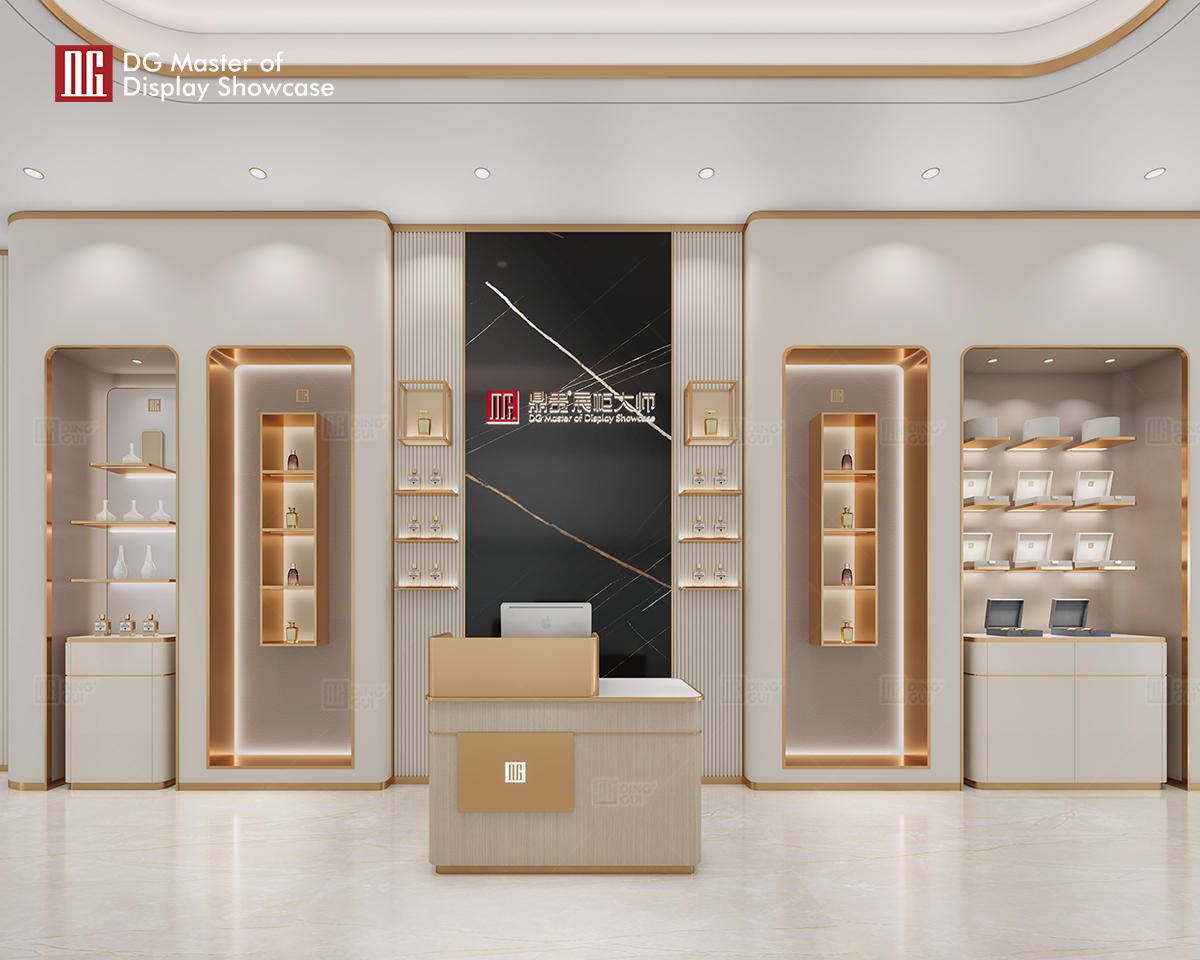 DG Display Showcase Elegant & High-End Multifunctional Perfume Wall Cabinet 10