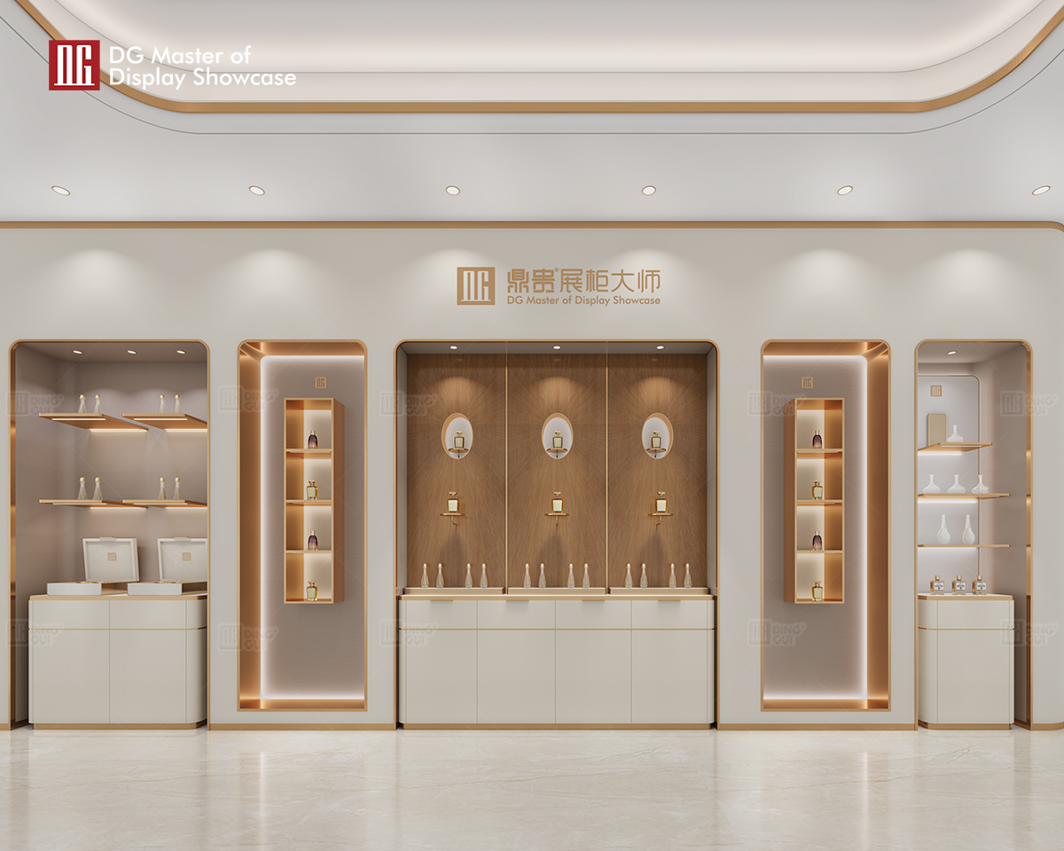 DG Display Showcase Luxury Multifunctional Perfume Wall Showcase 10