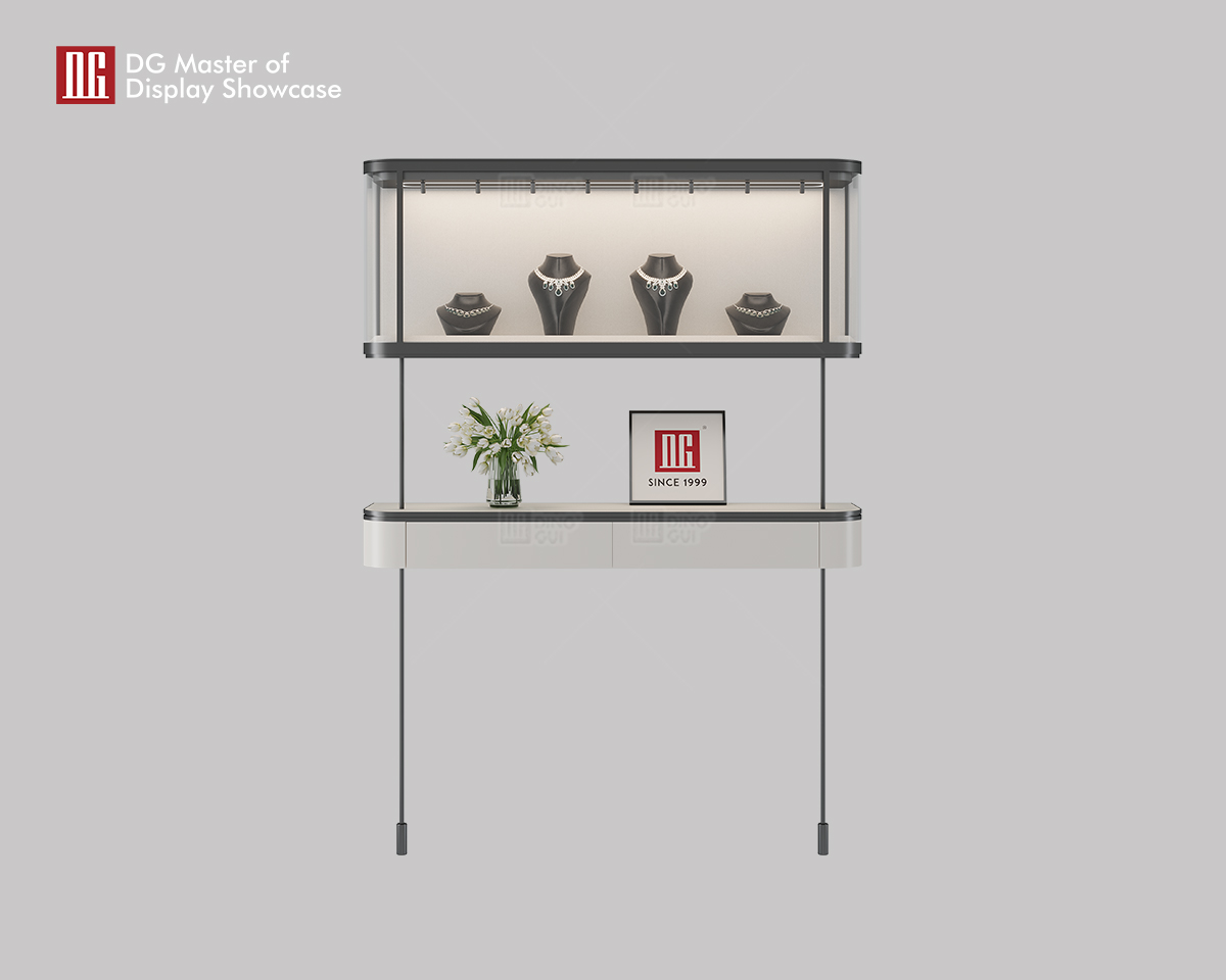 DG High-End smykke- og urehængeskab vægmontre 6