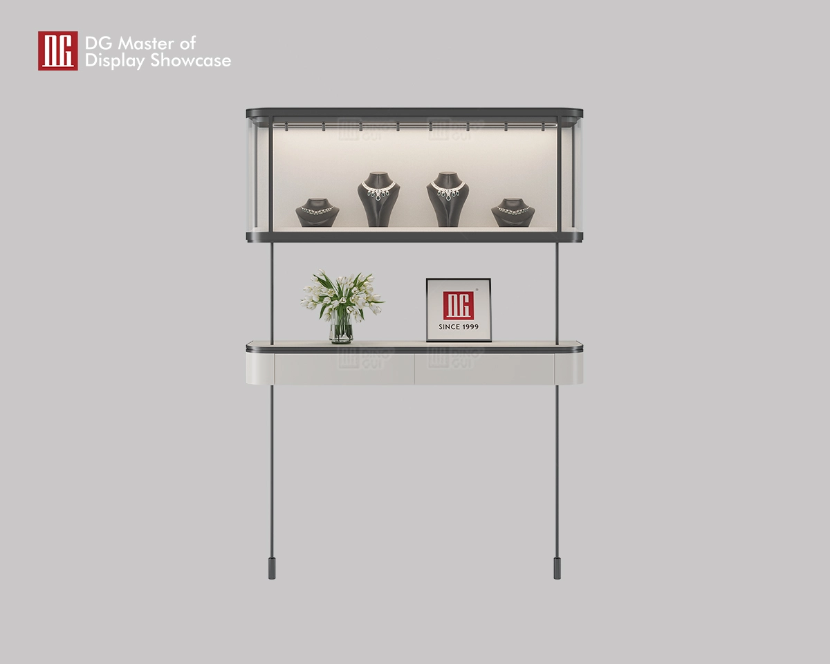 DG High-End smykke- og urehængeskab vægmontre 1