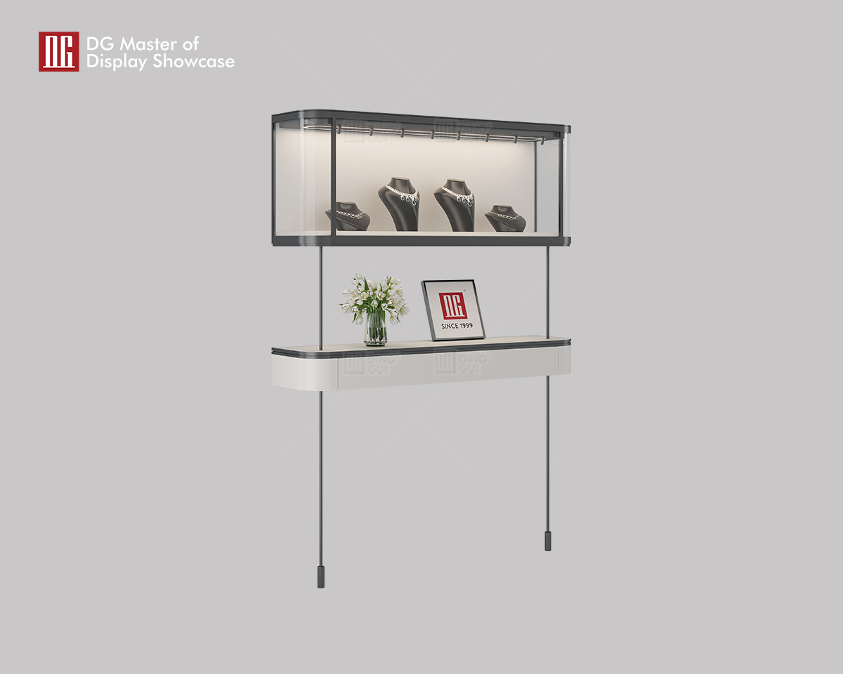 DG High-End smykke- og urehængeskab vægmontre 7