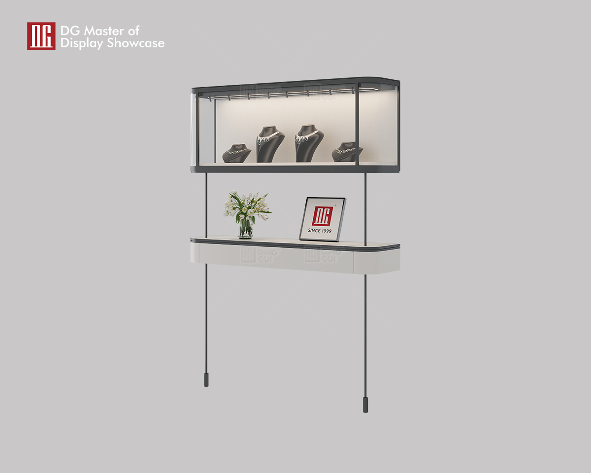 DG High-End smykke- og urehængeskab vægmontre 8