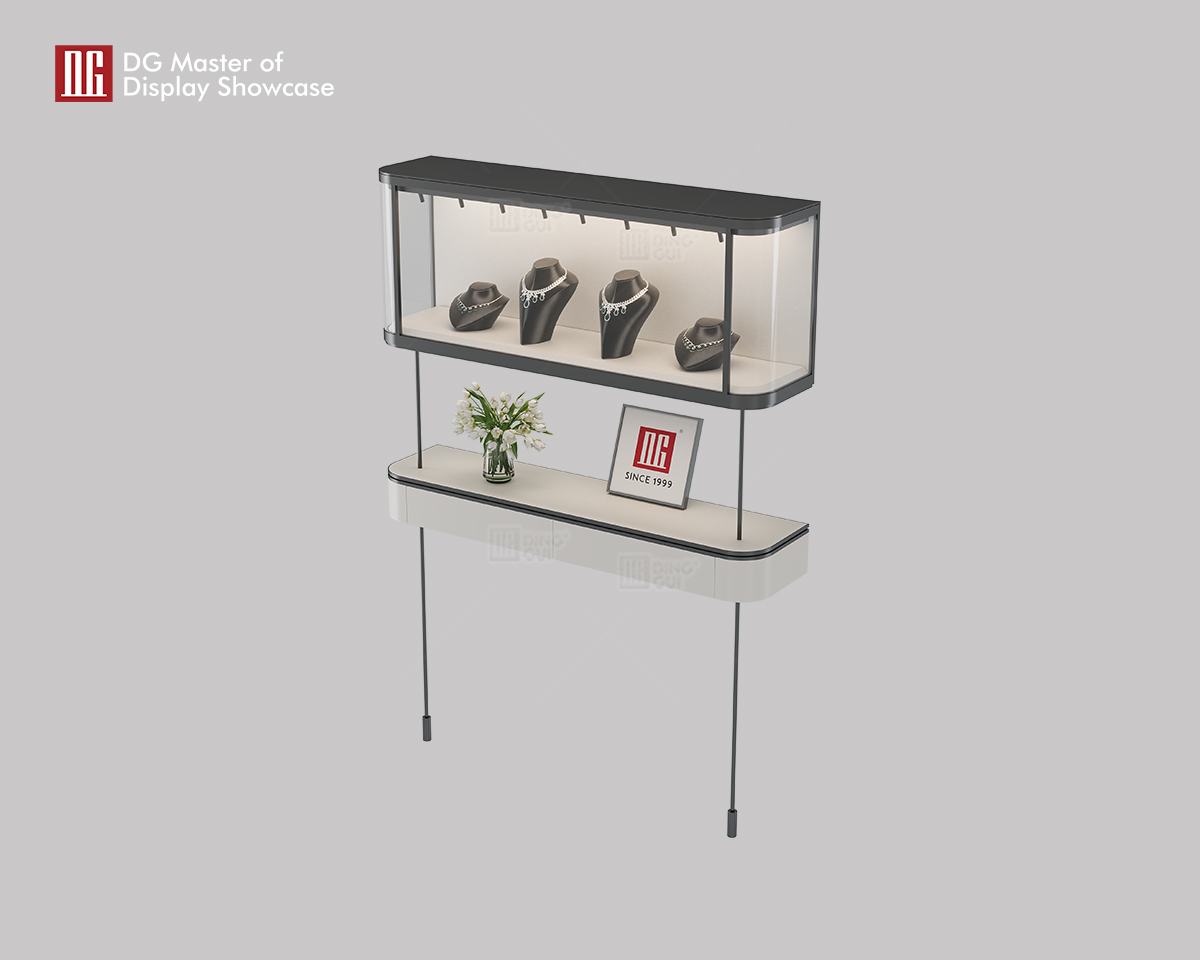 DG High-End smykke- og urehængeskab vægmontre 9