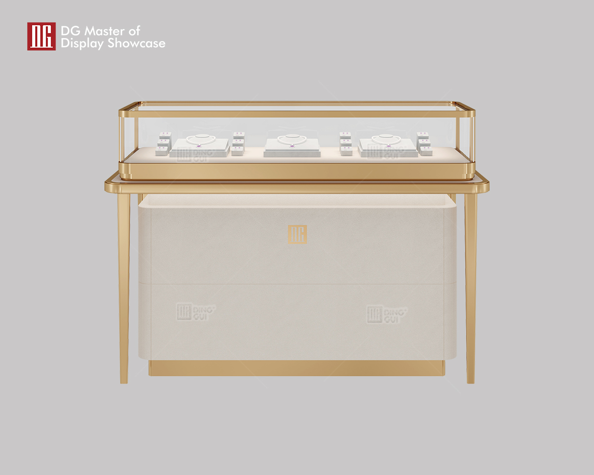 DG Showcase Ζεστή Προσφορά Αποθήκευσης Κοσμημάτων Ρολογιών Βιτρίνα Πολυτελών Καταστημάτων 6