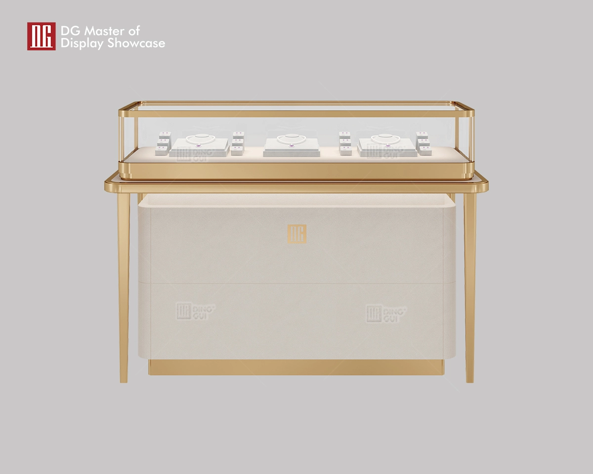 DG Showcase Ζεστή Προσφορά Αποθήκευσης Κοσμημάτων Ρολογιών Βιτρίνα Πολυτελών Καταστημάτων 1