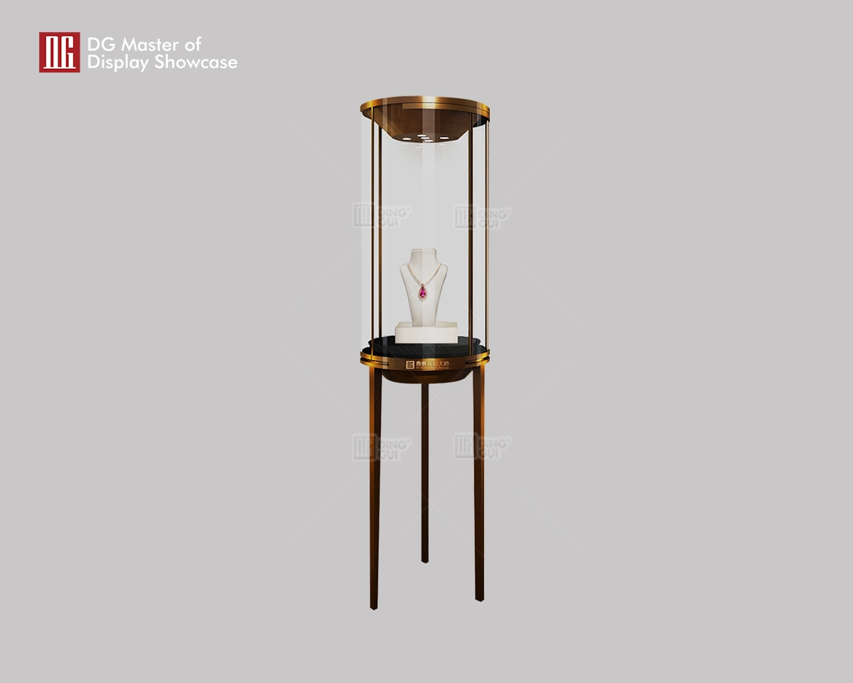 DG Showcase Custom Luxury Jewelry Watch Display Cabinets Factory Production 1
