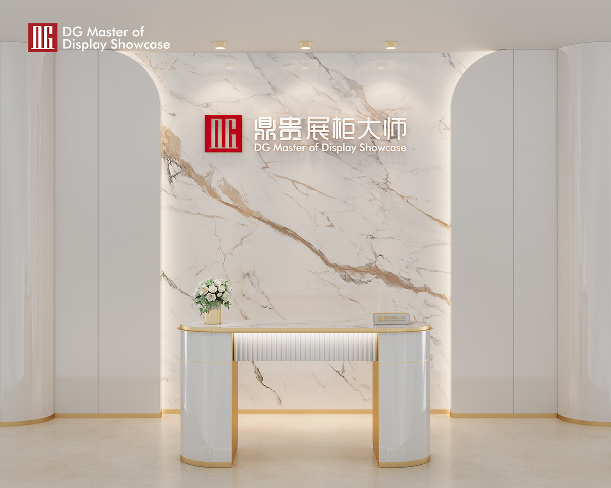 Luxury Marble Consultation Desk for Jewelry & Watch Stores 10