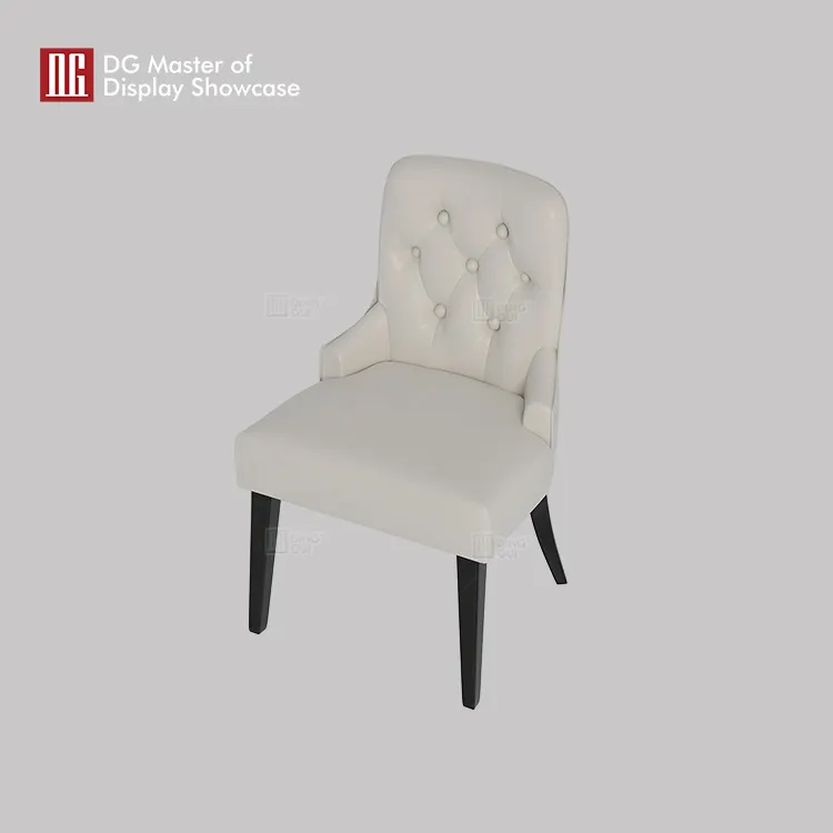 Luxurious White Leather Chair - High-End Comfort & Style 4