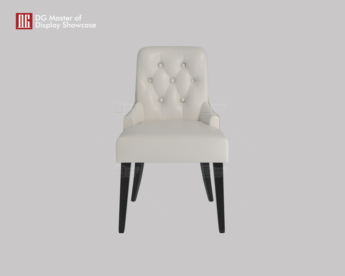 Luxurious White Leather Chair - High-End Comfort & Style 6