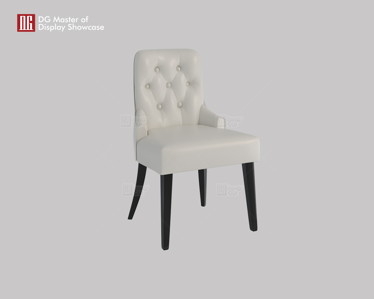 Luxurious White Leather Chair - High-End Comfort & Style 7