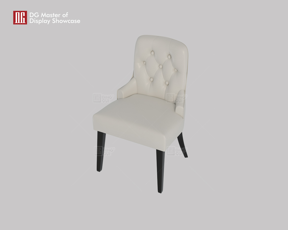 Luxurious White Leather Chair - High-End Comfort & Style 9