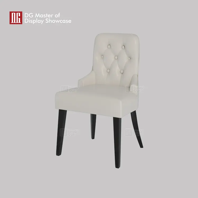 Luxurious White Leather Chair - High-End Comfort & Style 3