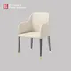 Luxury Beige Leather Chair: Modern Elegance & Comfort 3