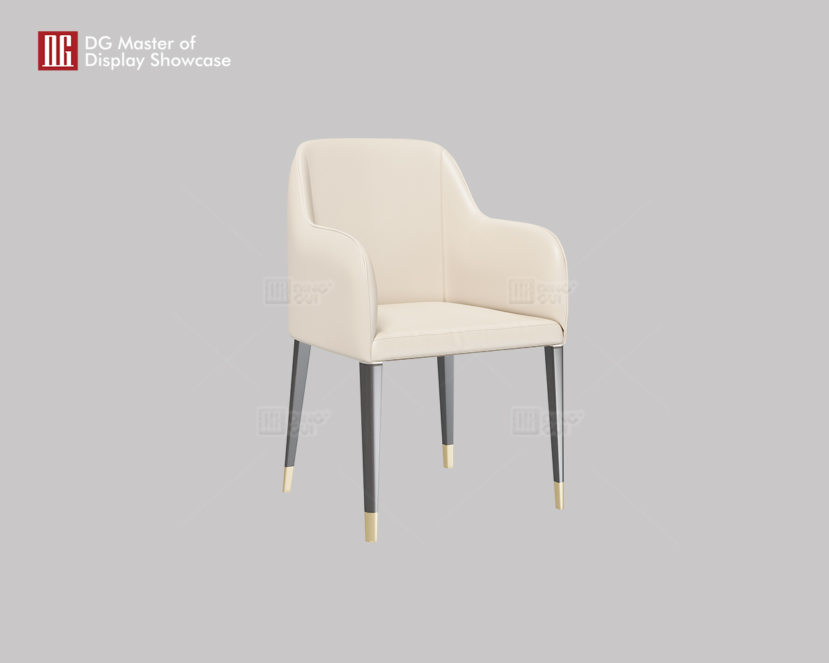 Luxury Beige Leather Chair: Modern Elegance & Comfort 7