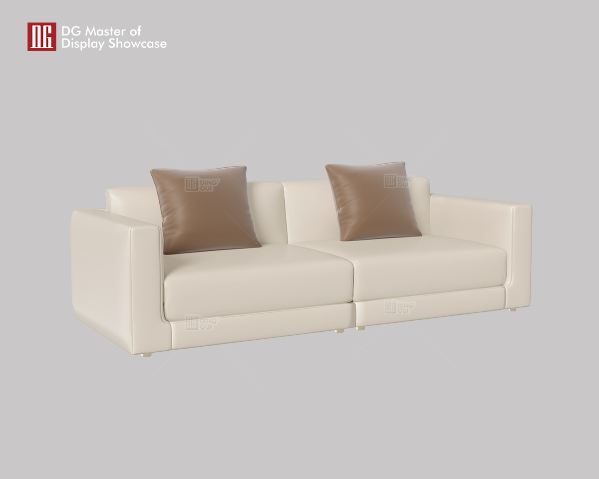 DG Curated High-End Luxury Leather Double Sofa 7