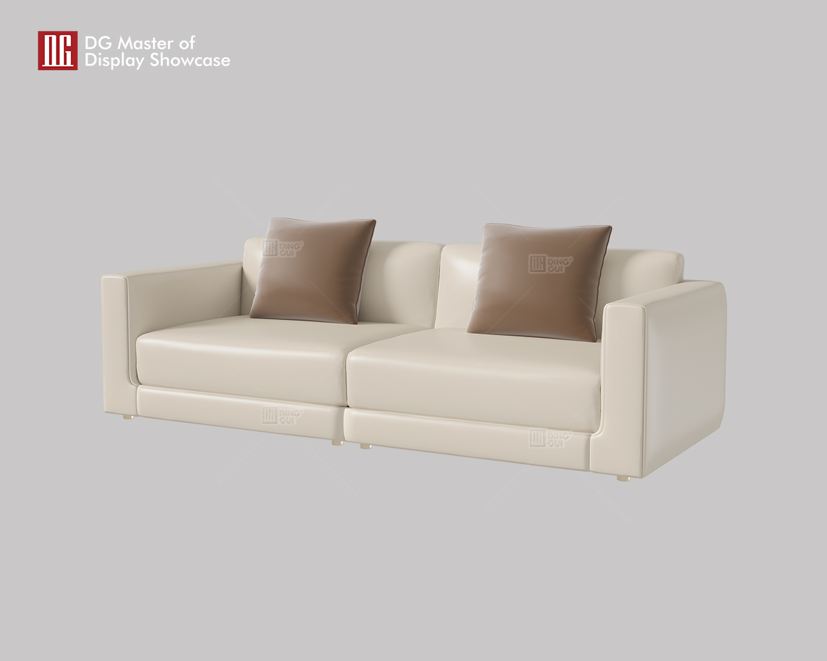 DG Curated High-End Luxury Leather Double Sofa 8