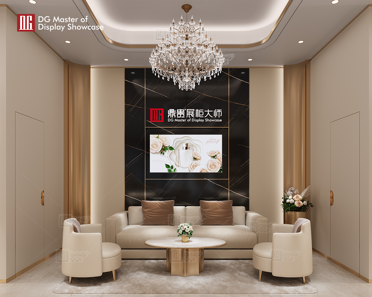 DG Display Showcase Luxury Crystal Chandelier 8